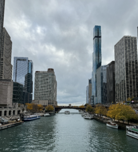 chicago architectural boat tour view